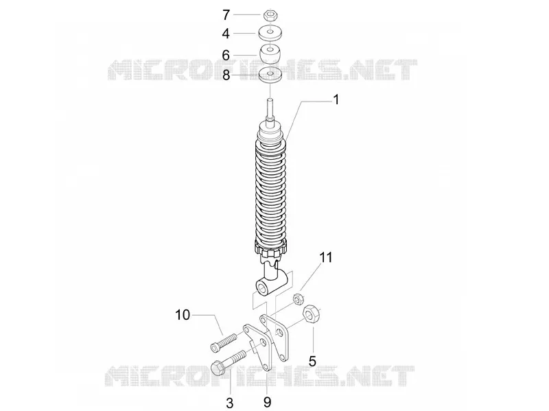 Rear suspension - Shock absorber/s