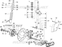 Fork/steering tube - Steering bearing unit