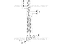 Rear suspension - Shock absorber/s