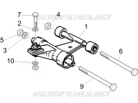 Swinging arm