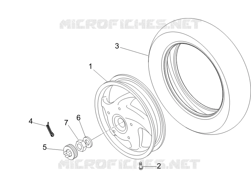 Rear wheel