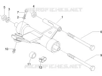 Swinging arm
