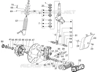 Fork/steering tube - Steering bearing unit