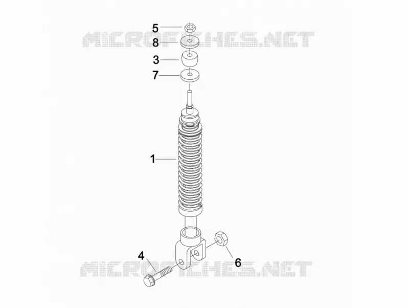 Rear suspension - Shock absorber/s