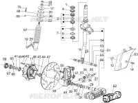 Fork/steering tube - Steering bearing unit