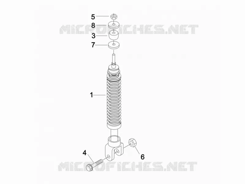 Rear suspension - Shock absorber/s