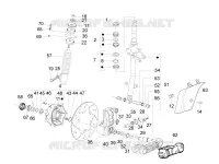Fork/steering tube - Steering bearing unit