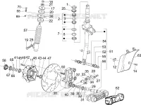 Fork/steering tube - Steering bearing unit