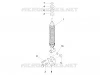 Rear suspension - Shock absorber/s