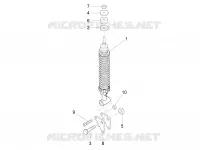 Rear suspension - Shock absorber/s