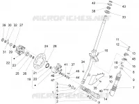Fork/steering tube - Steering bearing unit