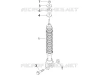 Rear suspension - Shock absorber/s