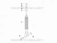 Rear suspension - Shock absorber/s