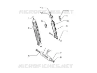 Rear suspension - Shock absorber/s