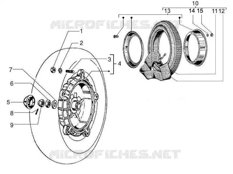 Rear wheel