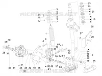 Fork/steering tube - Steering bearing unit