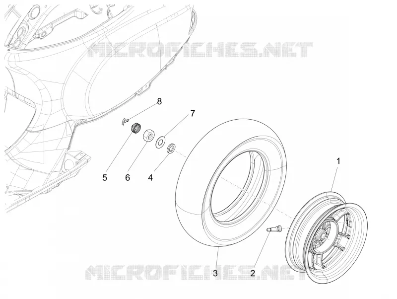 Rear wheel