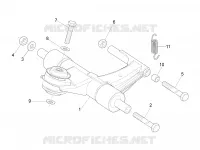 Swinging arm