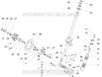 Fork/steering tube - Steering bearing unit