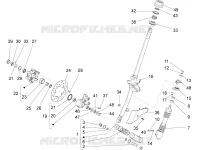 Fork/steering tube - Steering bearing unit