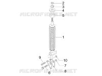 Rear suspension - Shock absorber/s