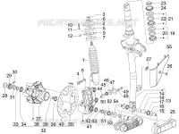 Fork/steering tube - Steering bearing unit