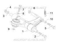 Swinging arm