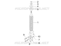 Rear suspension - Shock absorber/s