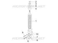 Rear suspension - Shock absorber/s