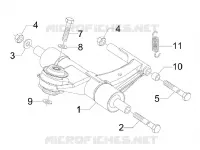 Swinging arm