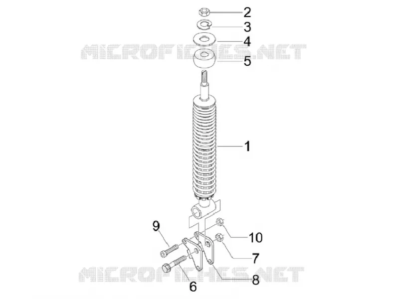 Rear suspension - Shock absorber/s