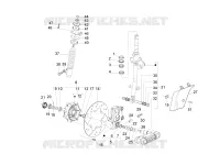 Fork/steering tube - Steering bearing unit