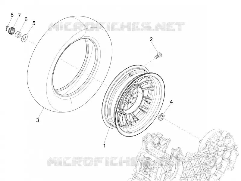 Rear wheel