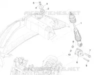 Rear suspension - Shock absorber/s