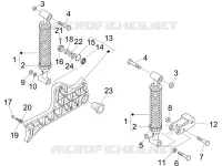 Rear suspension - Shock absorber/s