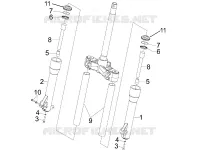 Fork's components (Kayaba)