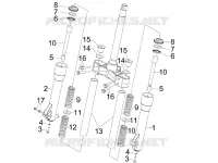 Fork's components (Kayaba)