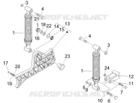 Rear suspension - Shock absorber/s
