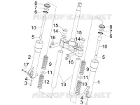 Fork's components (Kayaba)