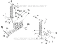 Rear suspension - Shock absorber/s