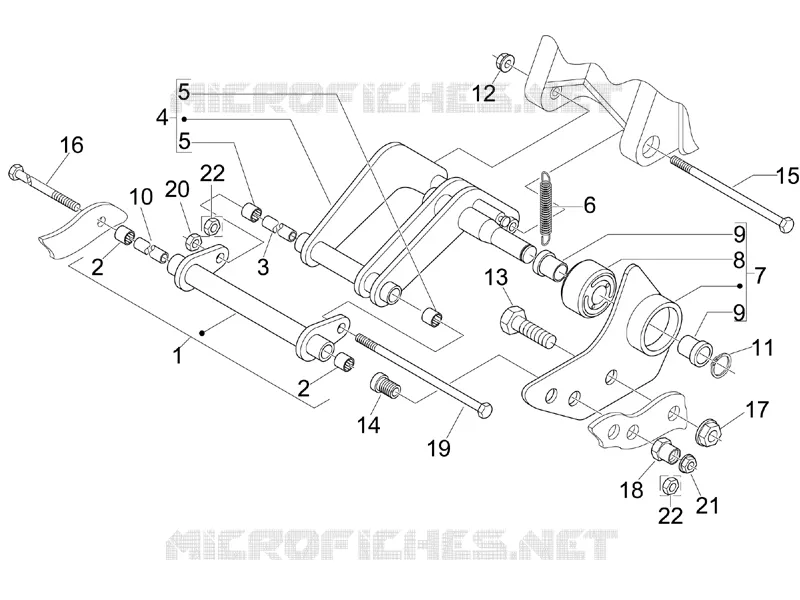 Swinging arm