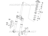 Fork/steering tube - Steering bearing unit