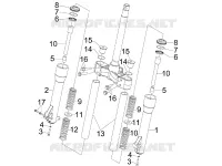 Fork's components (Kayaba)