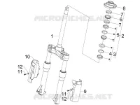 Fork/steering tube - Steering bearing unit