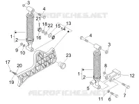 Rear suspension - Shock absorber/s