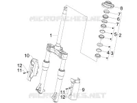 Fork/steering tube - Steering bearing unit