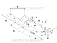 Swinging arm