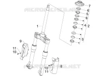Fork/steering tube - Steering bearing unit