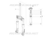 Fork/steering tube - Steering bearing unit