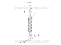 Rear suspension - Shock absorber/s